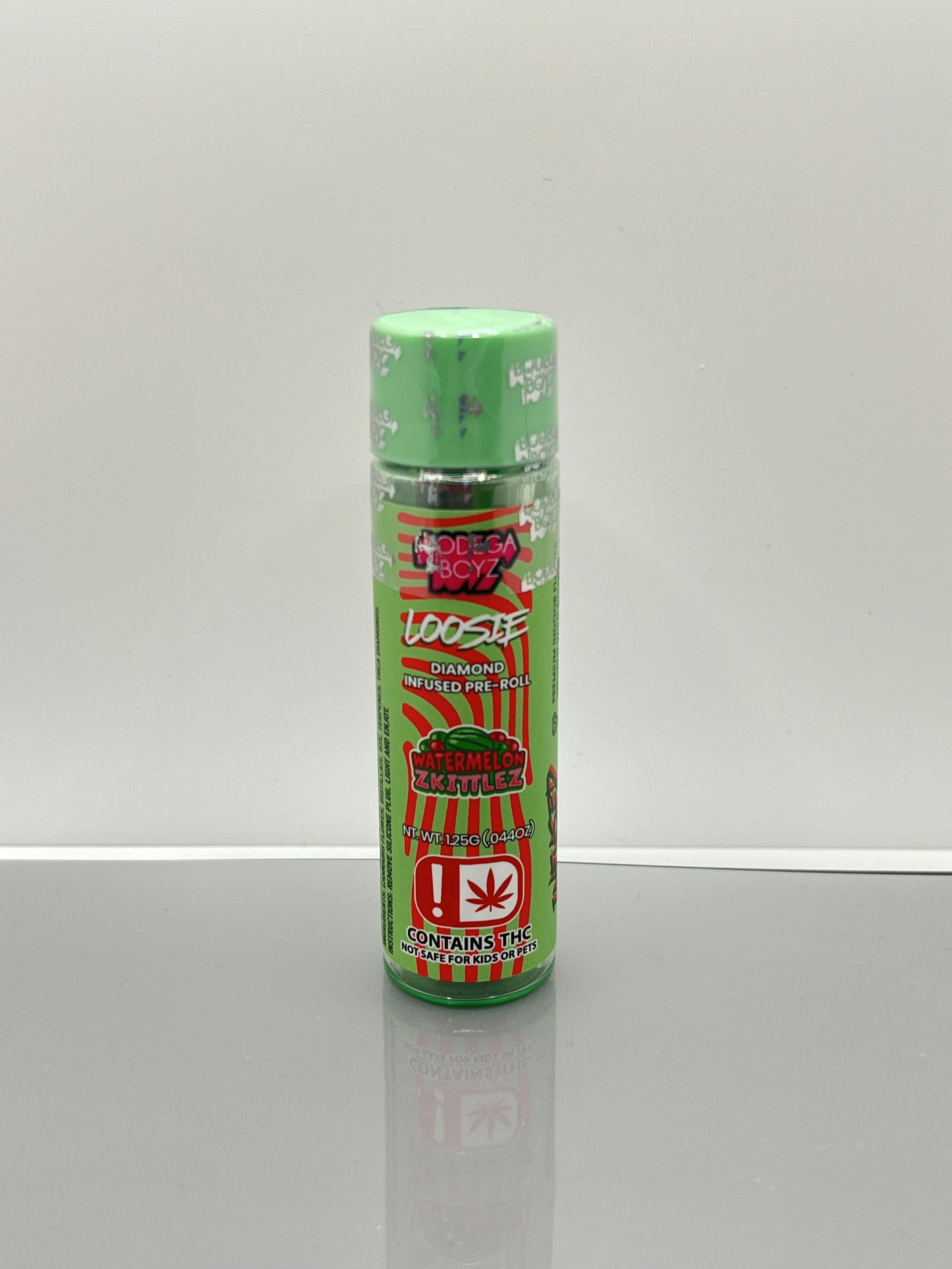 Bodega Boyz | Loosies | 1.25G Infused Preroll | Watermelon Zkittles