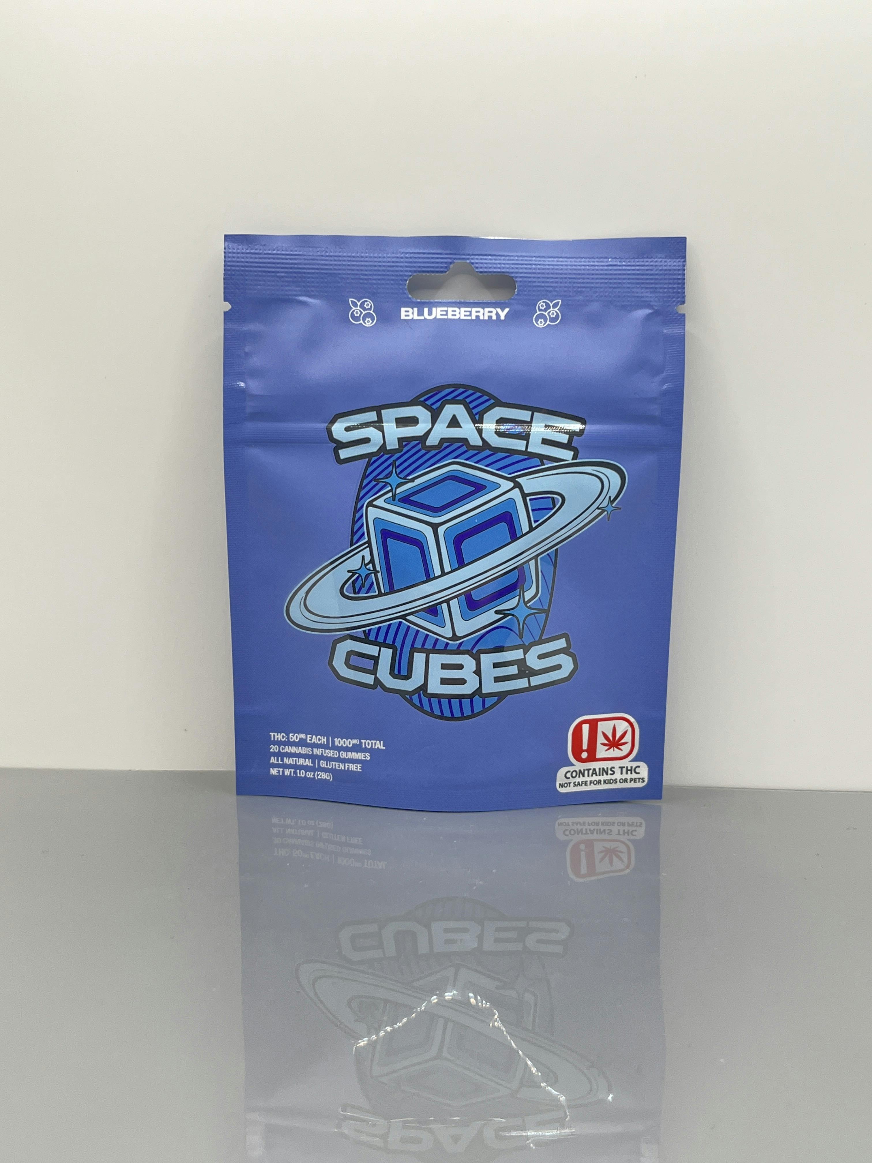 Space Cube | 1000MG Gummies | Blueberry