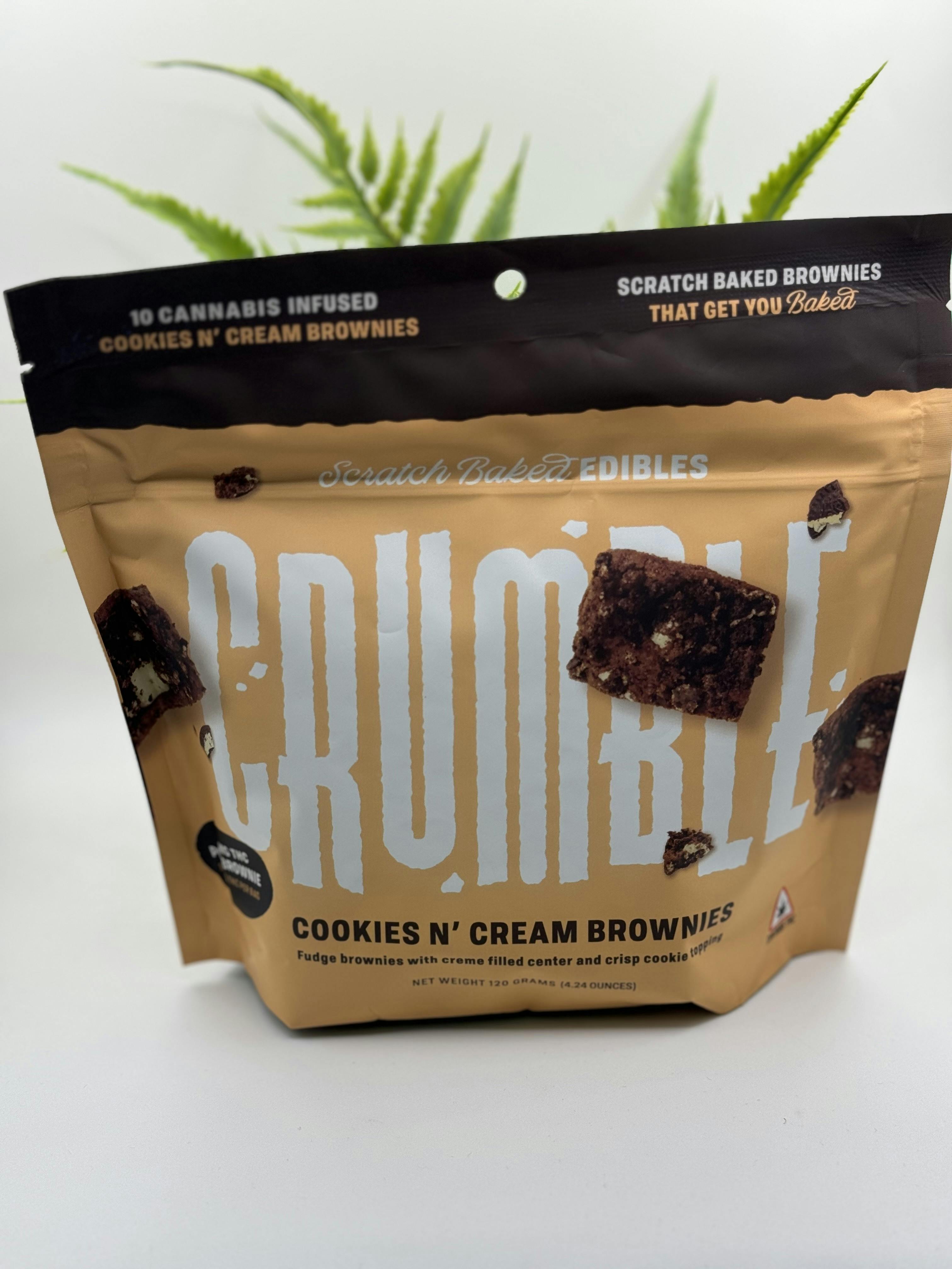 Crumble | 100mg | Cookies 'N' Cream Brownies