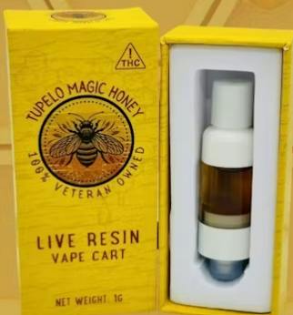 Frosted Fuel - Tupelo Magic Honey - Live Resin - Vape Cart - 1g by MidSouth Extracts