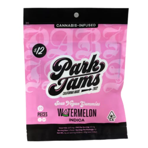 Park Jams • Good Vibes Watermelon Gummies | INDICA | NATURAL VEGAN