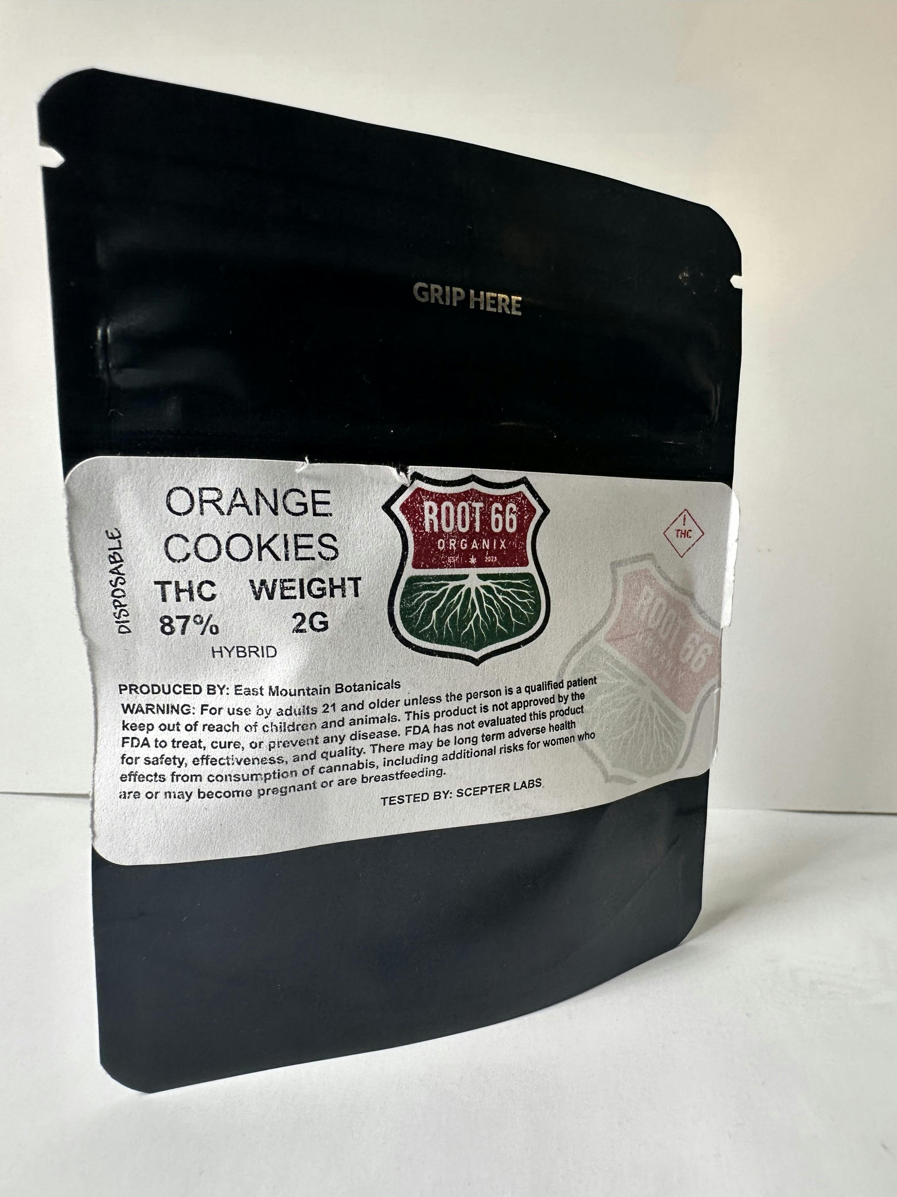 Root 66 2g Disposable Orange Cookies