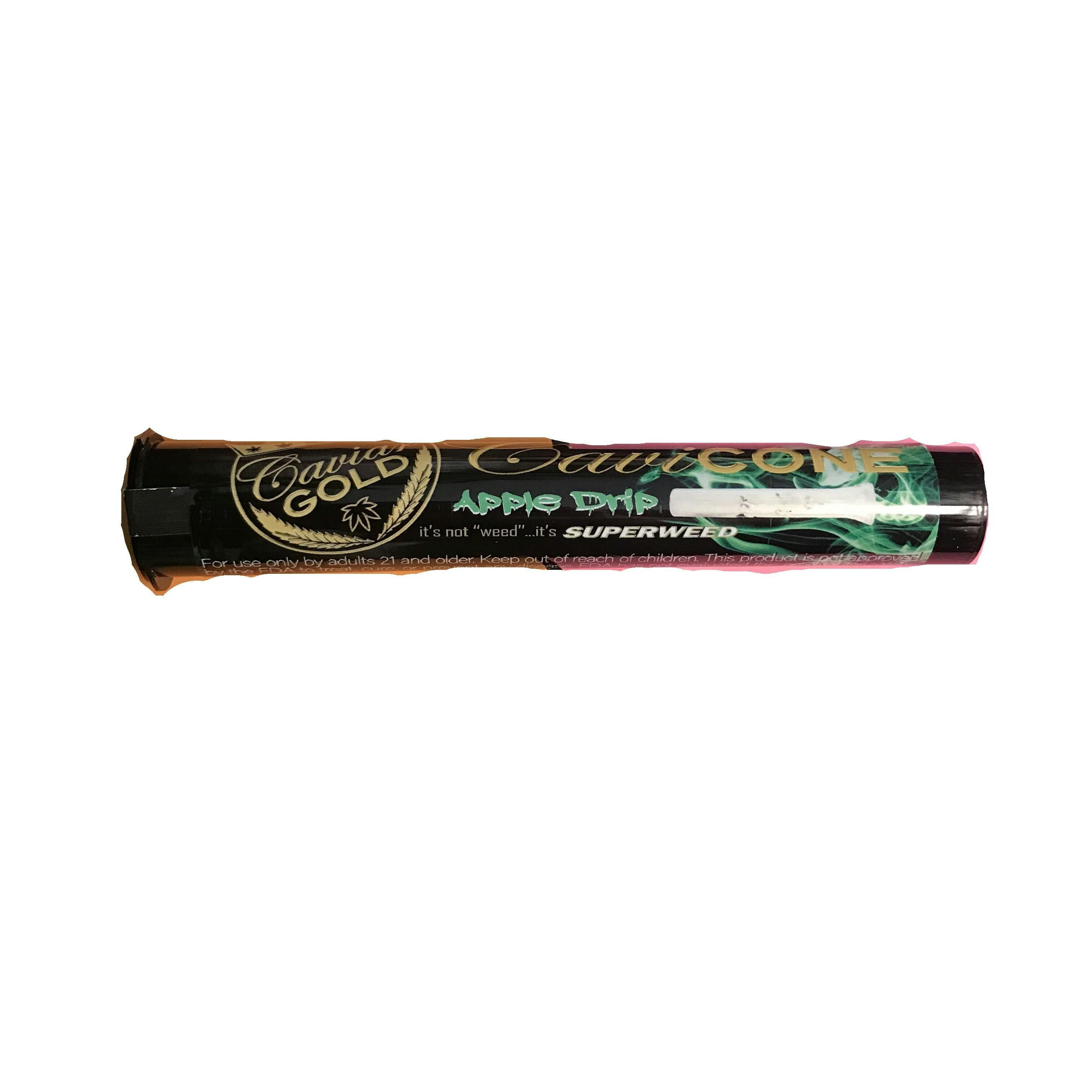 Caviar Gold | Cavi Cone | Apple Drip | 1.5g Infused Pre-Roll