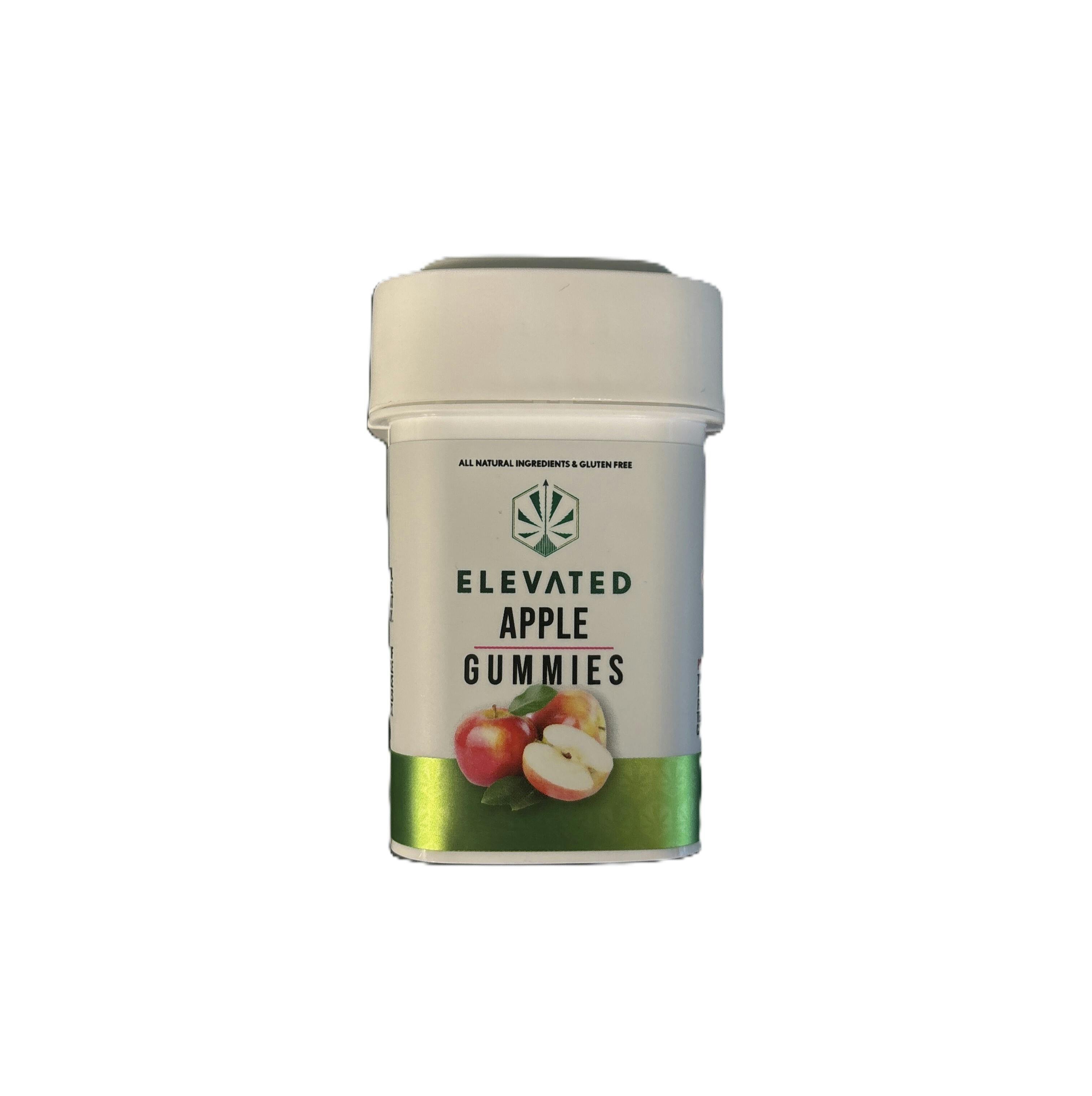 Elevated Green Apple Gummies 500mg
