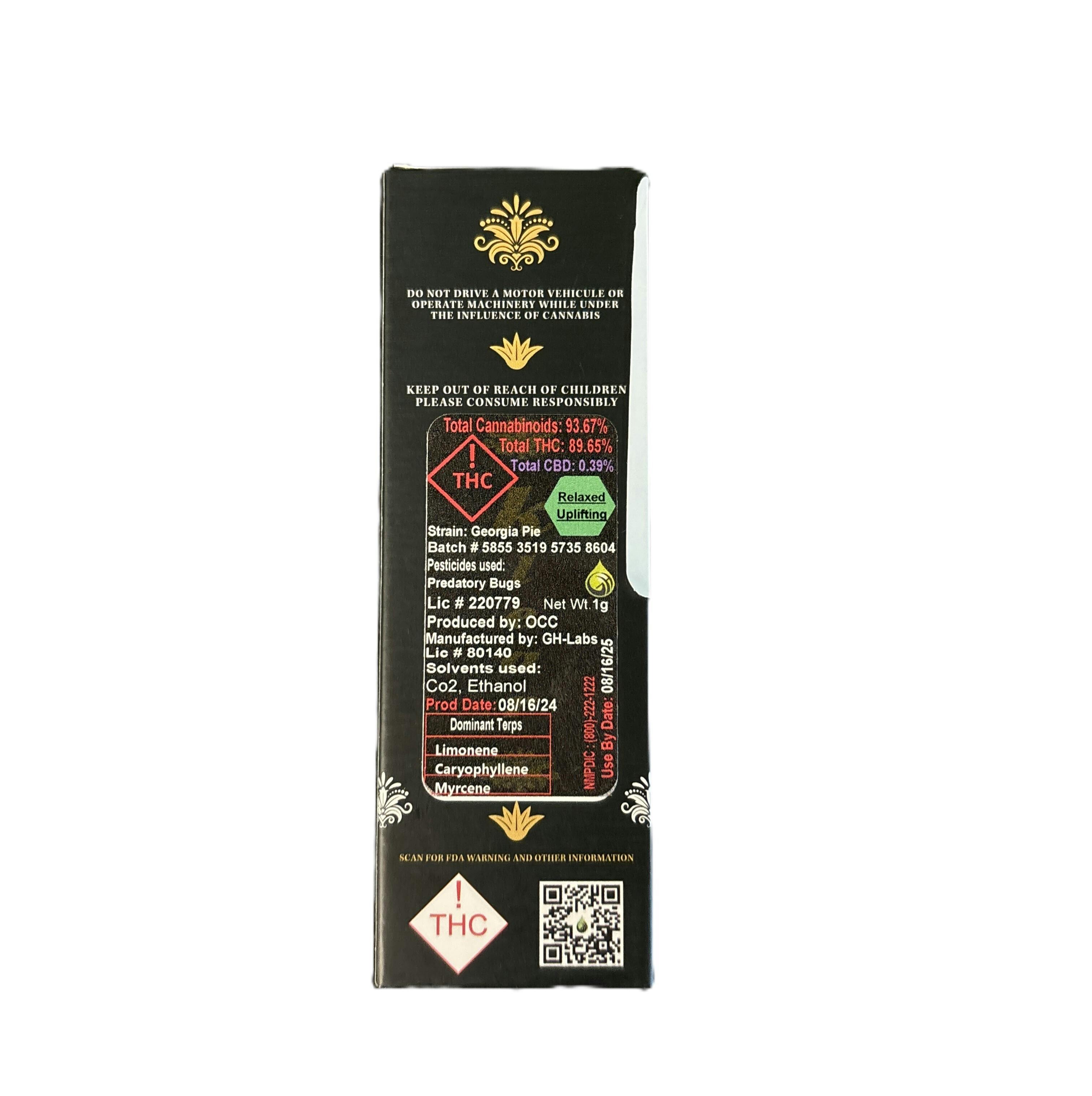K Puff Klear Disposable 1g Georgia Pie