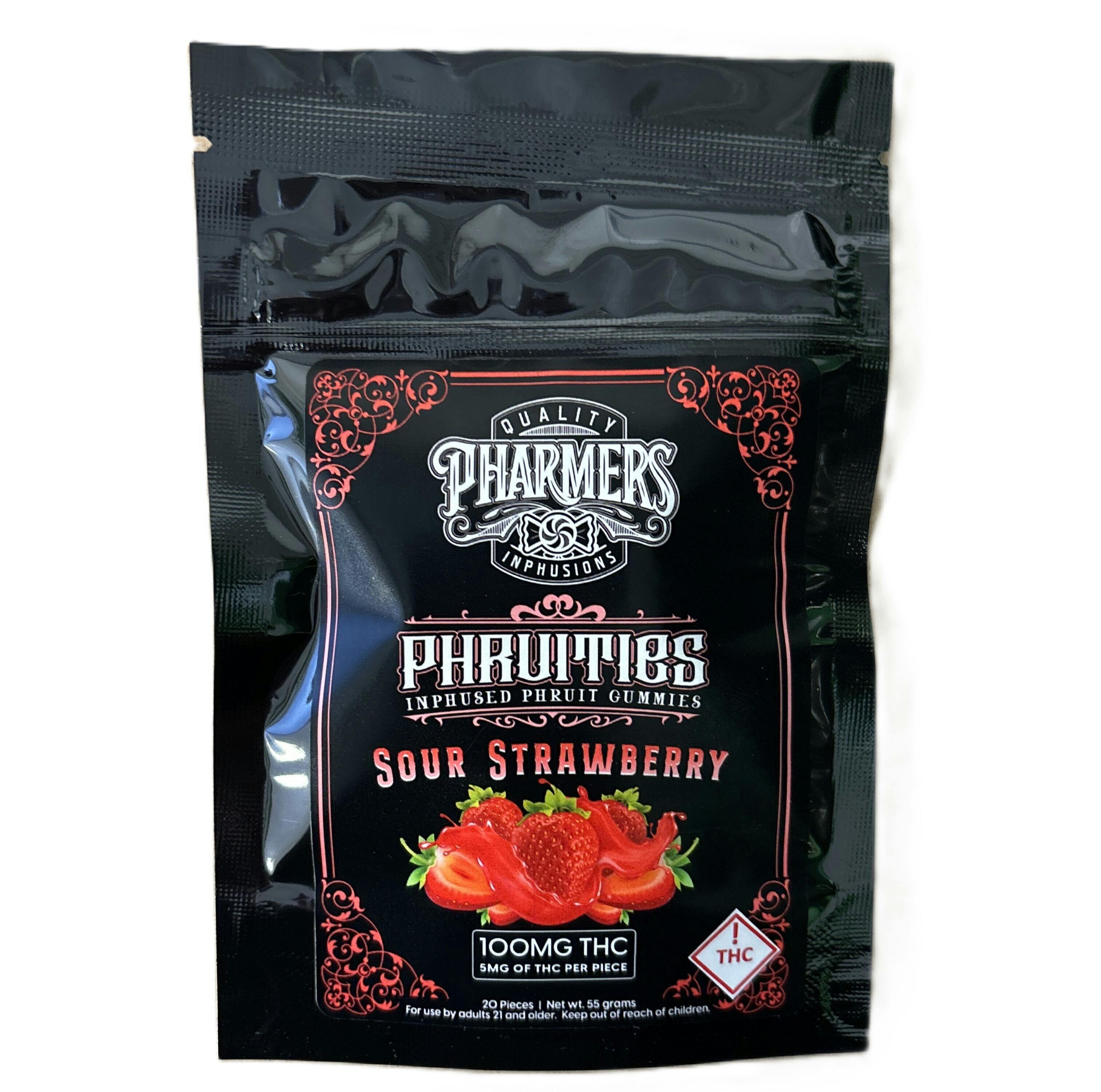 Pharmers Gummy Sour Strawberry