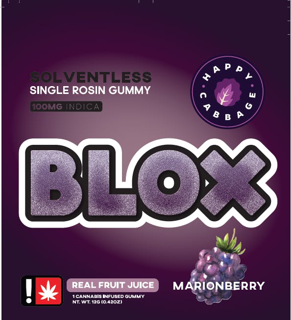 Blox: Marionberry - Live Rosin Gummy
