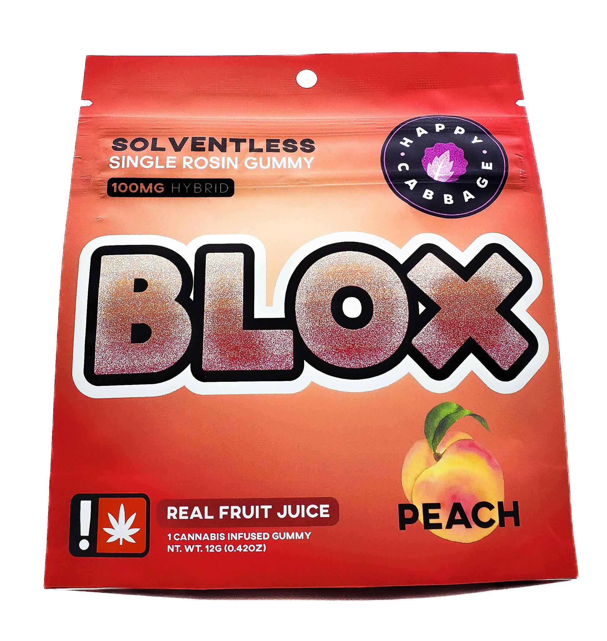 Blox: Peach - Live Rosin Gummy