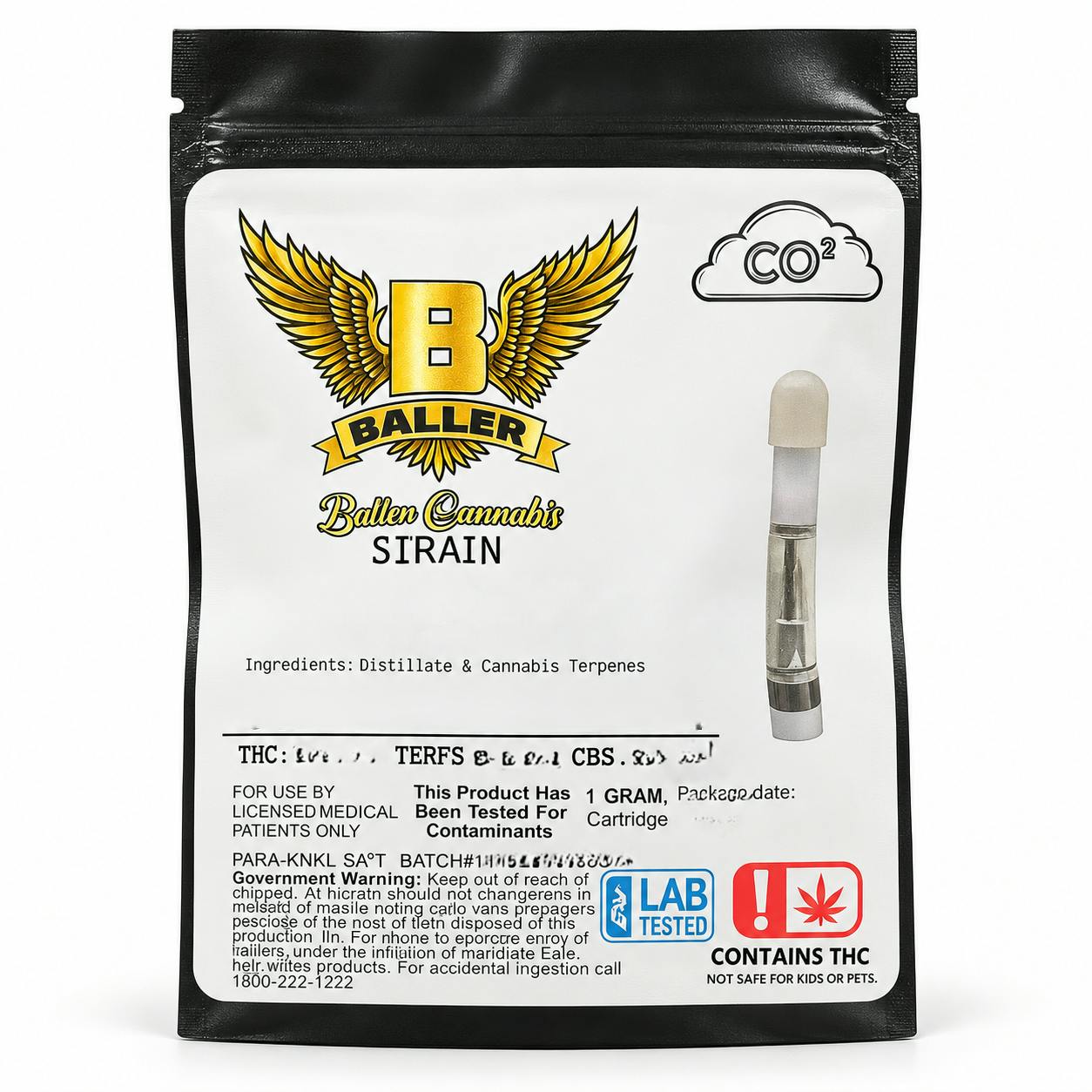 Baller 1g Cartridges - Cherry OG