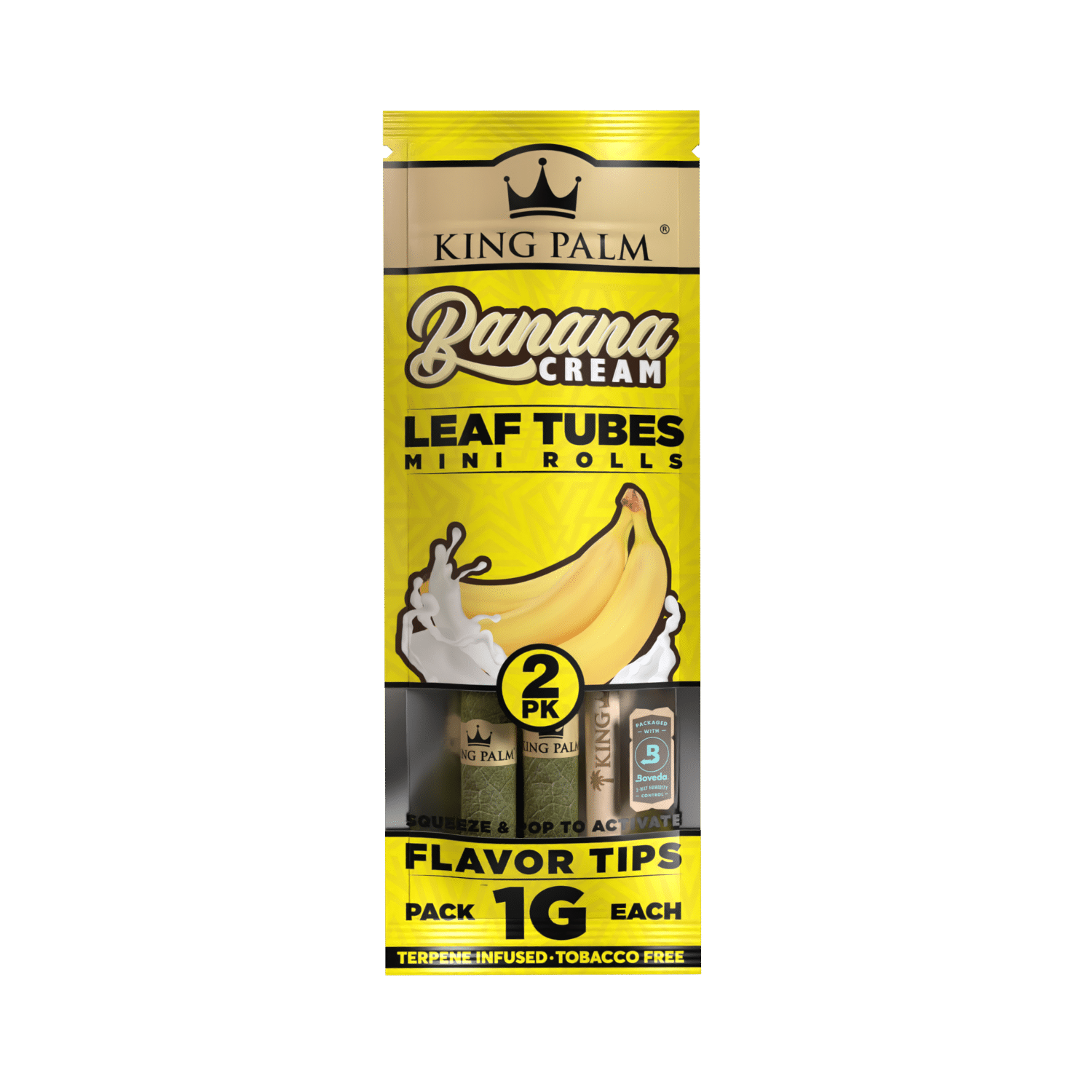 King Palm- Banana Cream- Mini Rolls