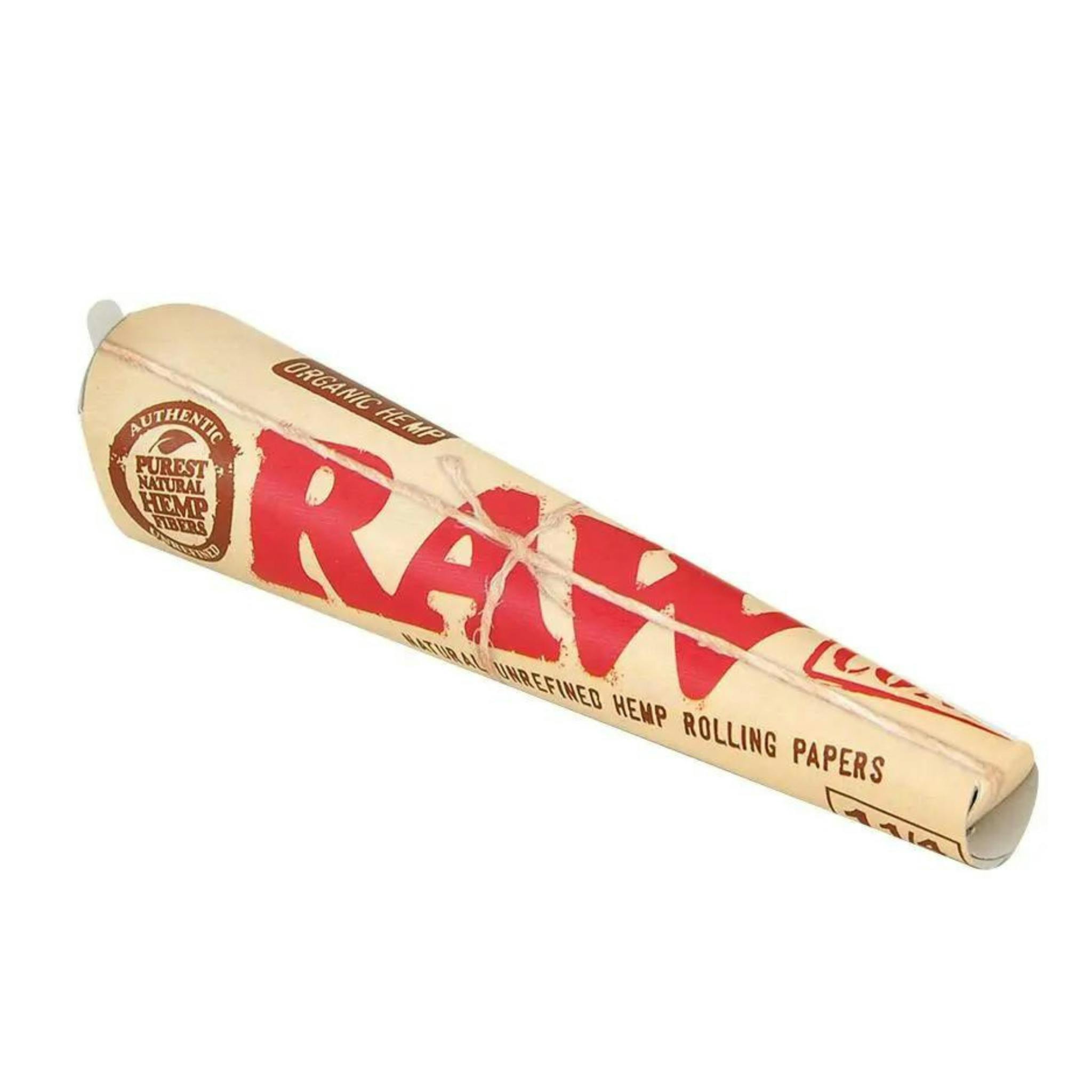 RAW - Organic Hemp Cone - 1 1/4 Size 6pk