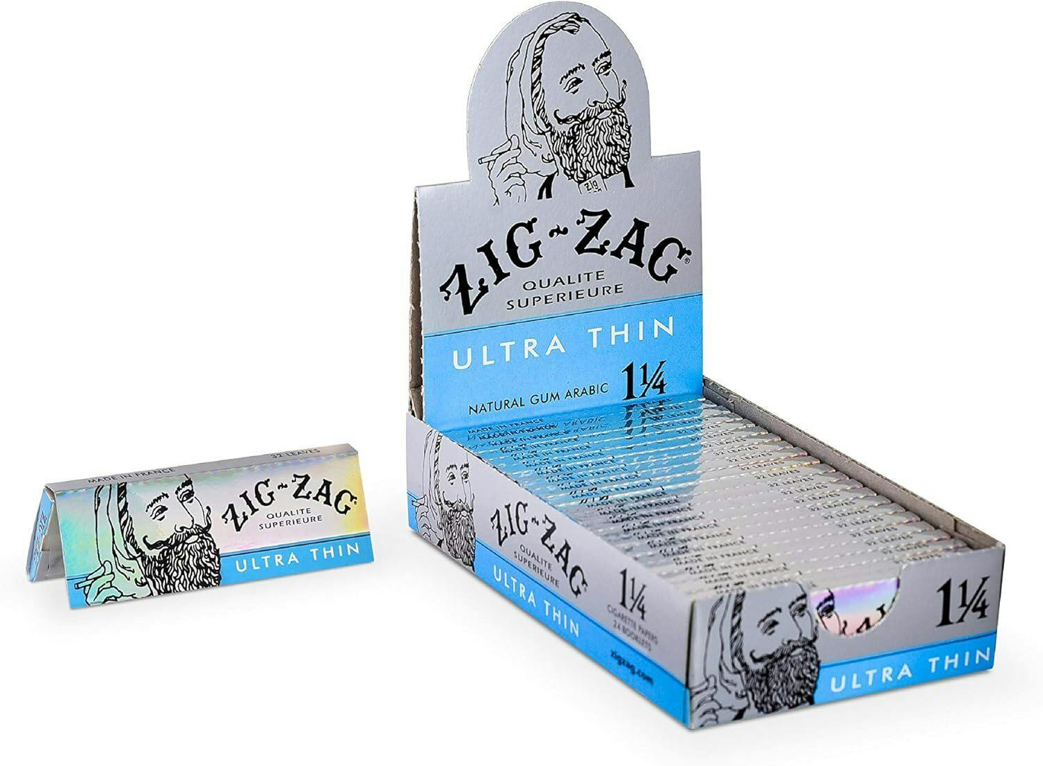 Zig Zag - Ultra Thin Papers - 1 1/4 Size
