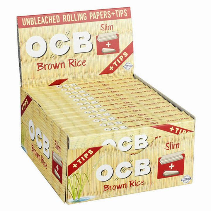 Brown Rice Slim Papers W/ Tips | Accessories | Rolling Papers