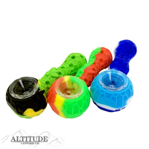 Silicone Honeycomb Bowl w/ Spoon