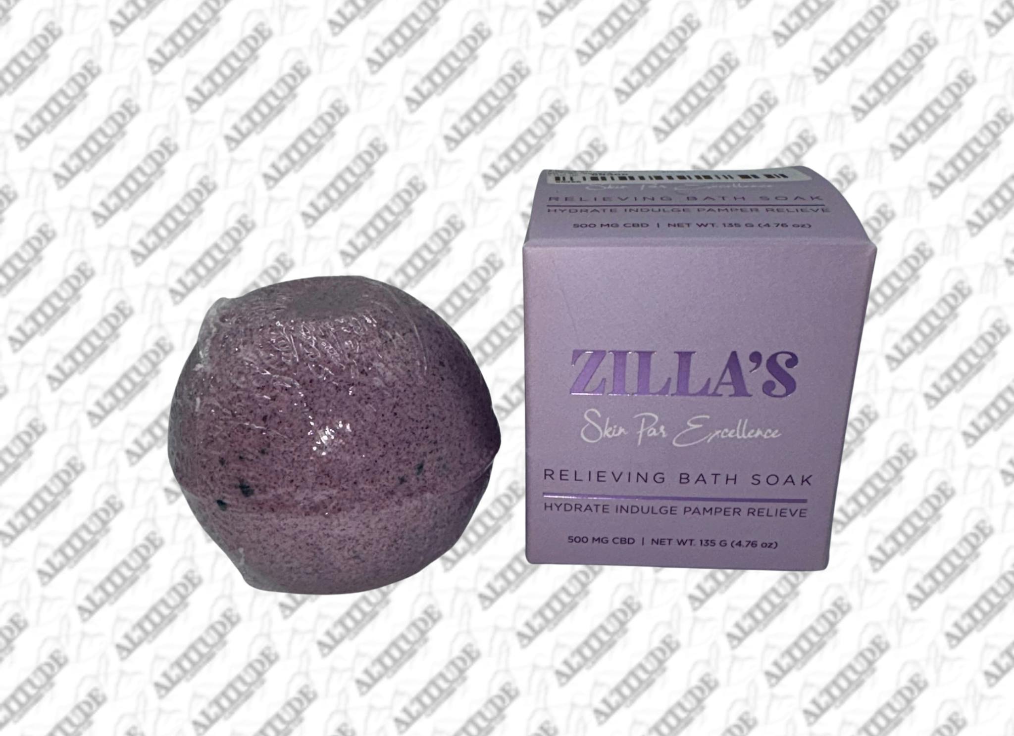 Zilla CBD - Bath Bomb 500mg CBD - Lavender Eucalyptus