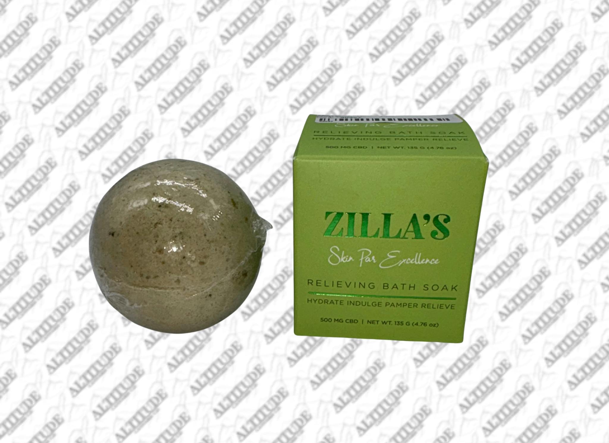 Zilla CBD - Bath Bomb 500mg CBD - Lemongrass Sage