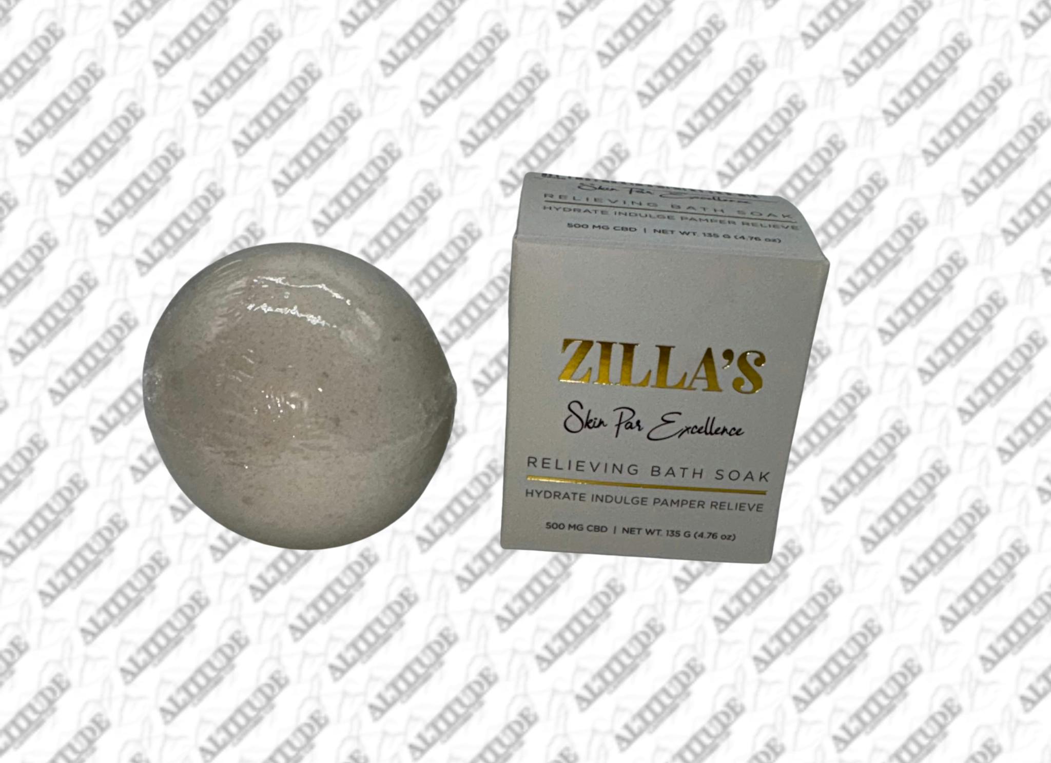 Zilla CBD - Bath Bomb 500mg CBD - Coconut Milk Oatmeal