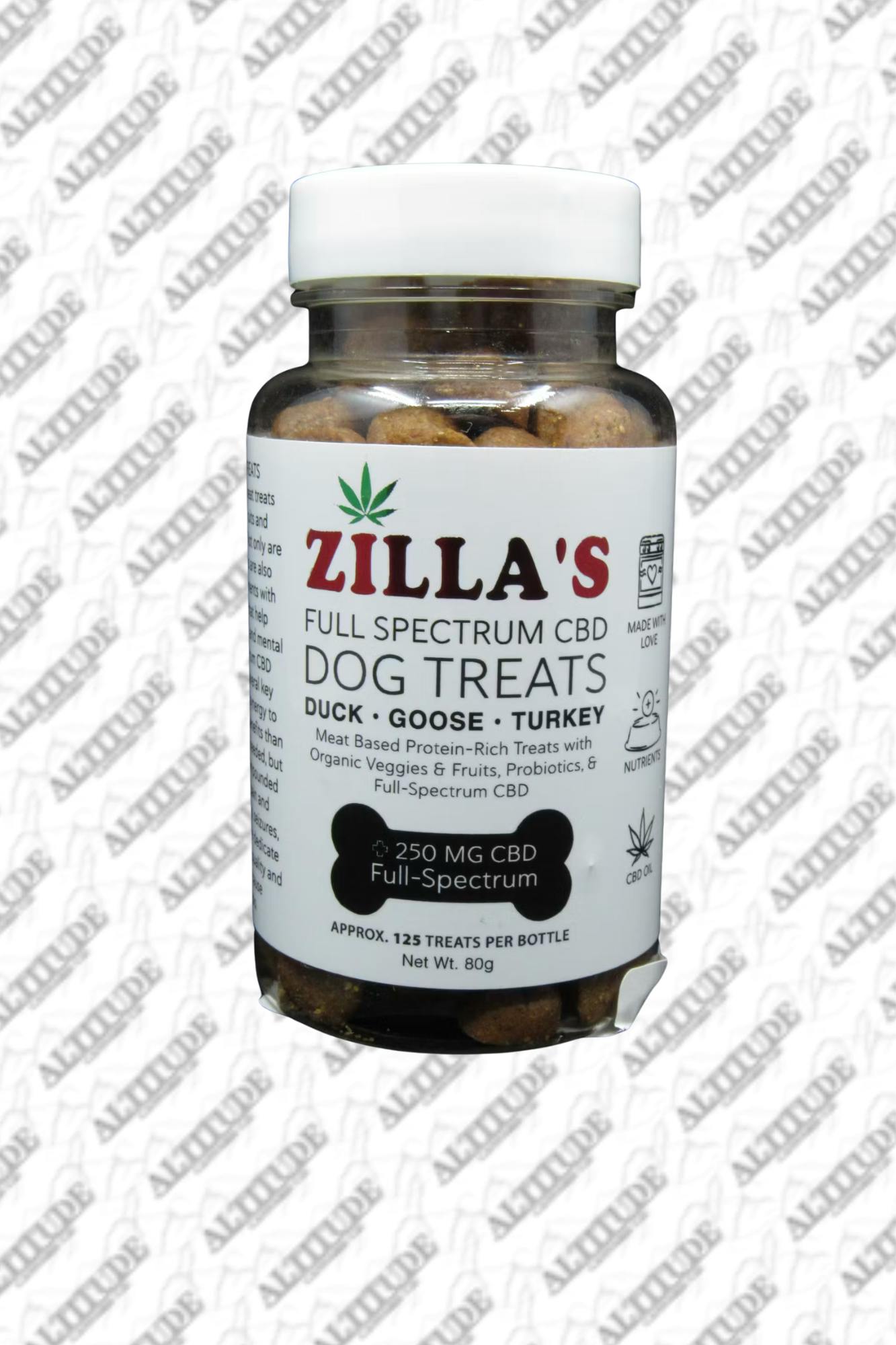 Zilla CBD - 250mg CBD Duck Treats for Dogs
