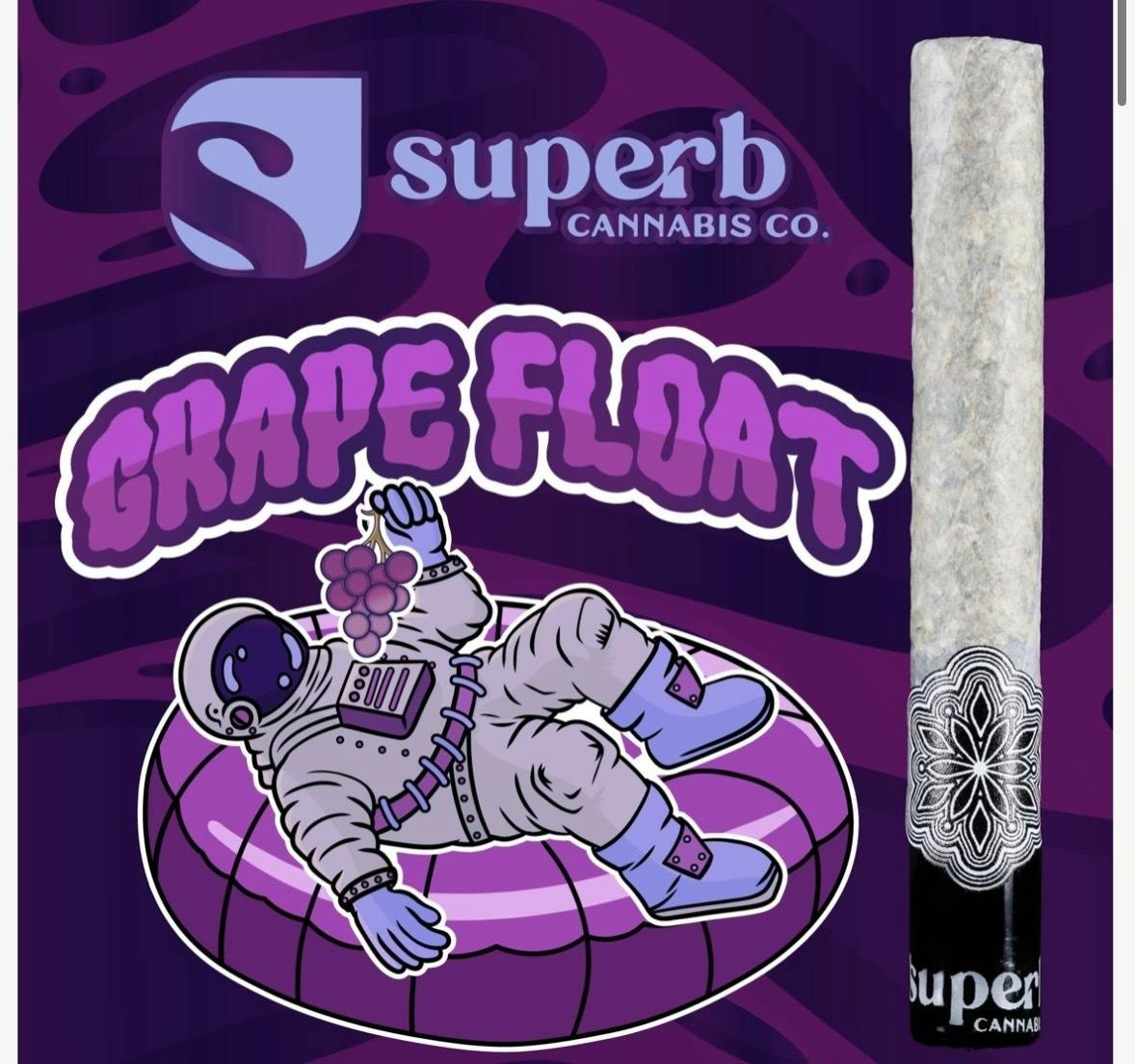 Superb - 1g Donette - Grape Float
