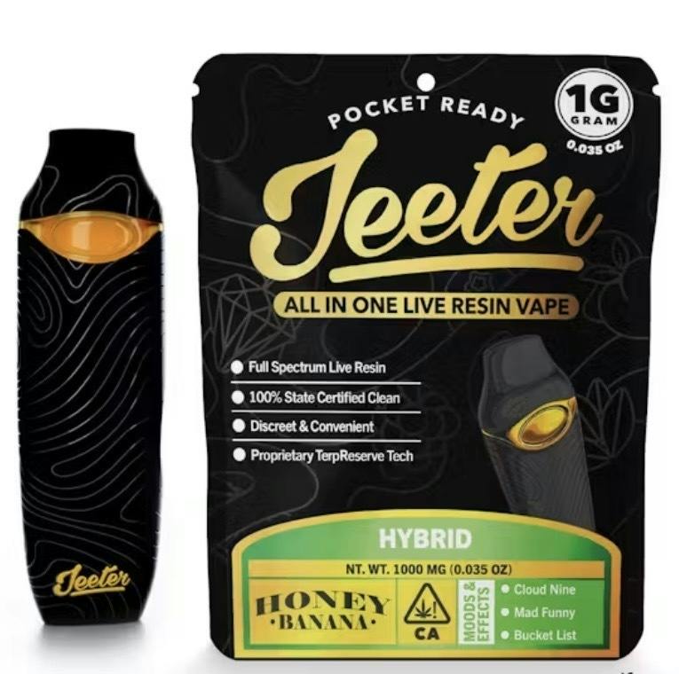 Jeeter - AIO Live Resin 1G Vape - Honey Banana
