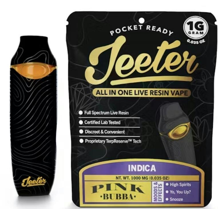 Jeeter - AIO Live Resin 1G Vape - Pink Bubba