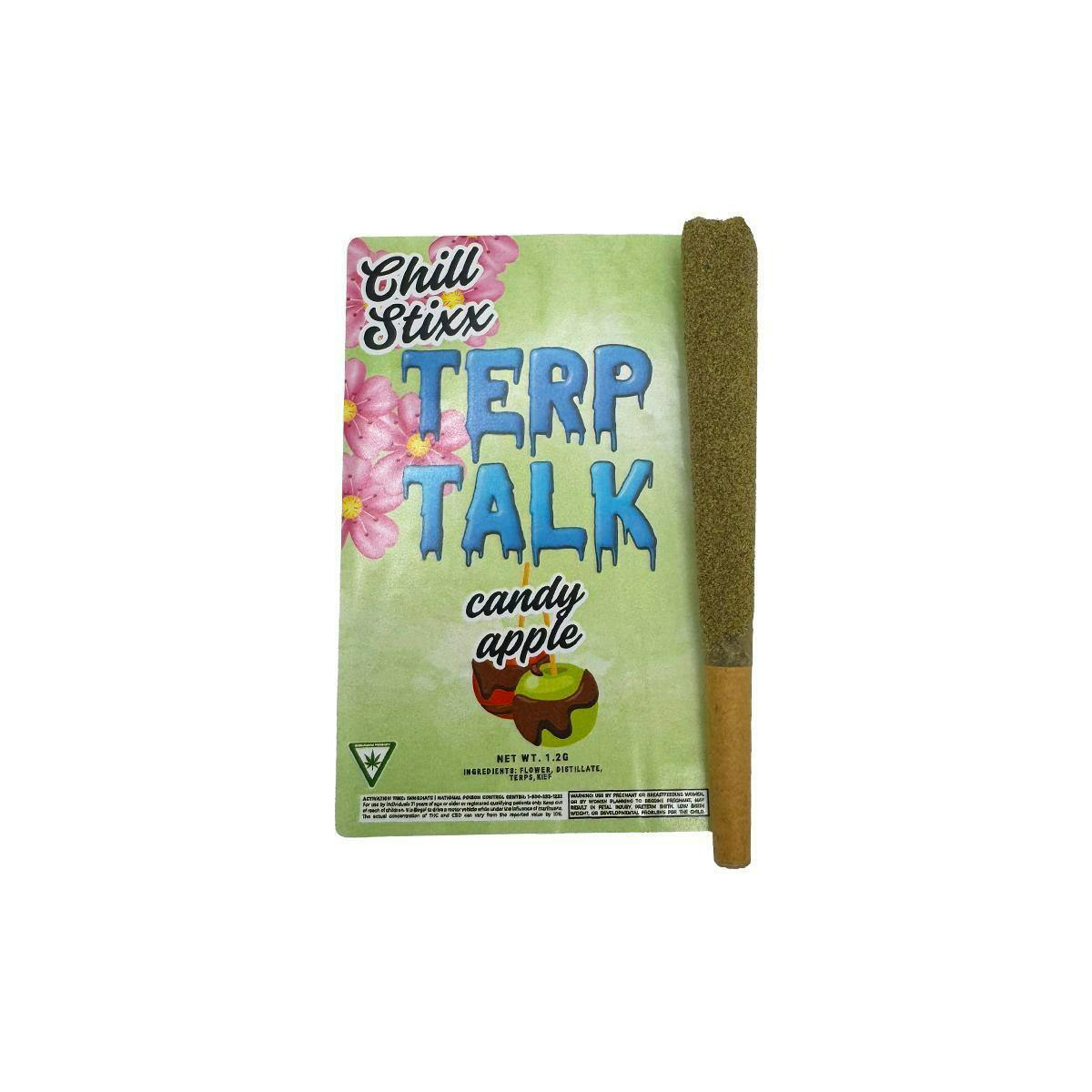 Terp Talk | Chill Stixx | Candy Apple | Infused Joint | 1.2g by Terp Talk