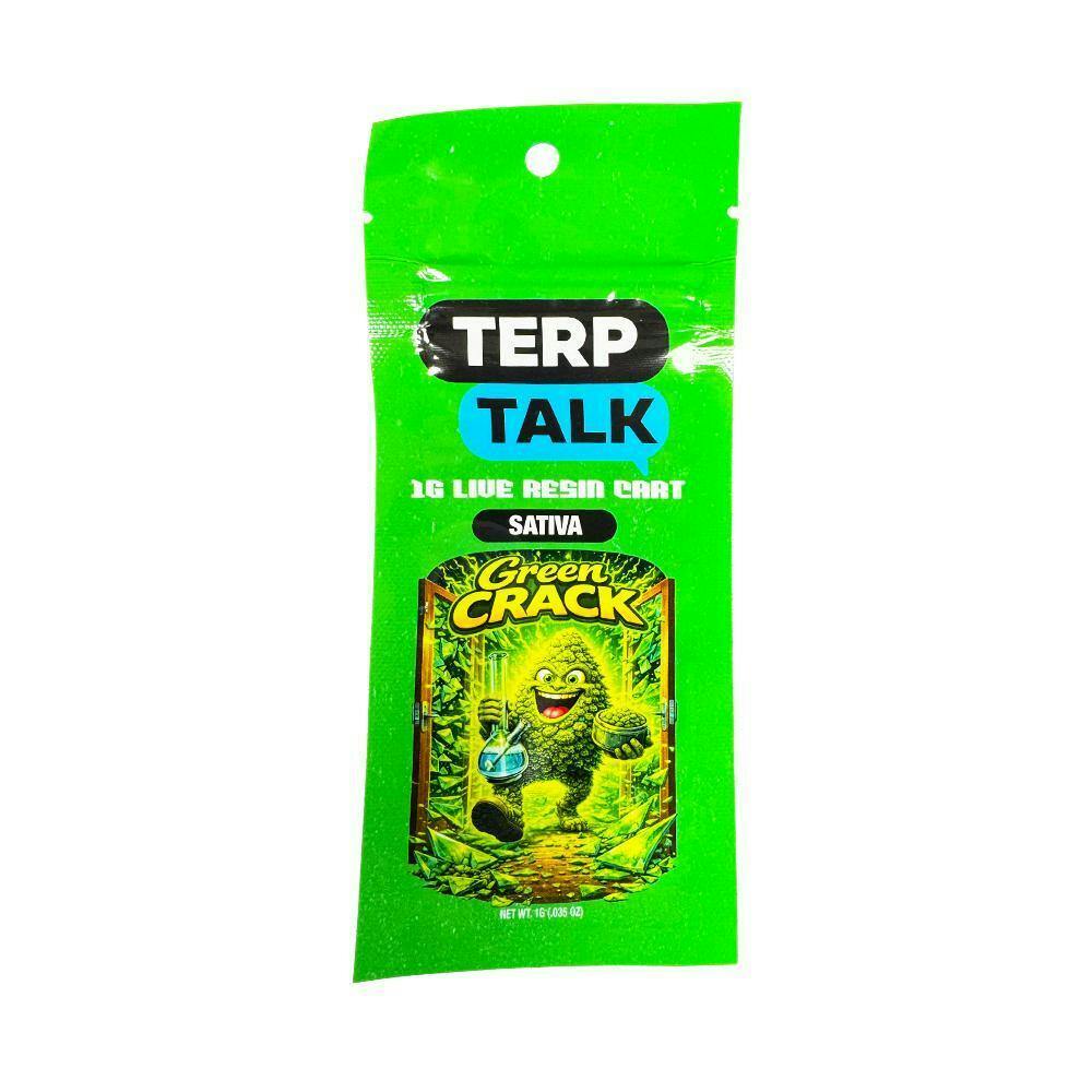 Terp Talk | Green Crack | Live Resin Cartridge | 1g by Terp Talk