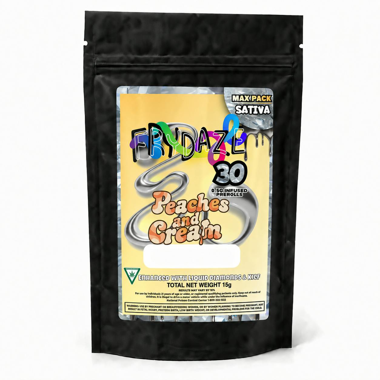 Peaches & Cream | Infused Minis | 0.5g | 30pk