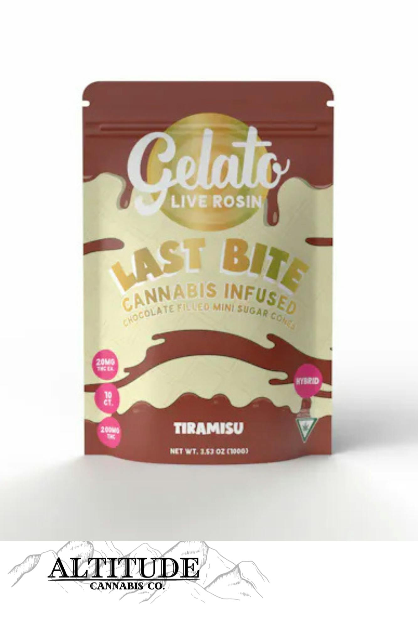 Gelato - 200mg Live Rosin Last Bites - Tiramisu