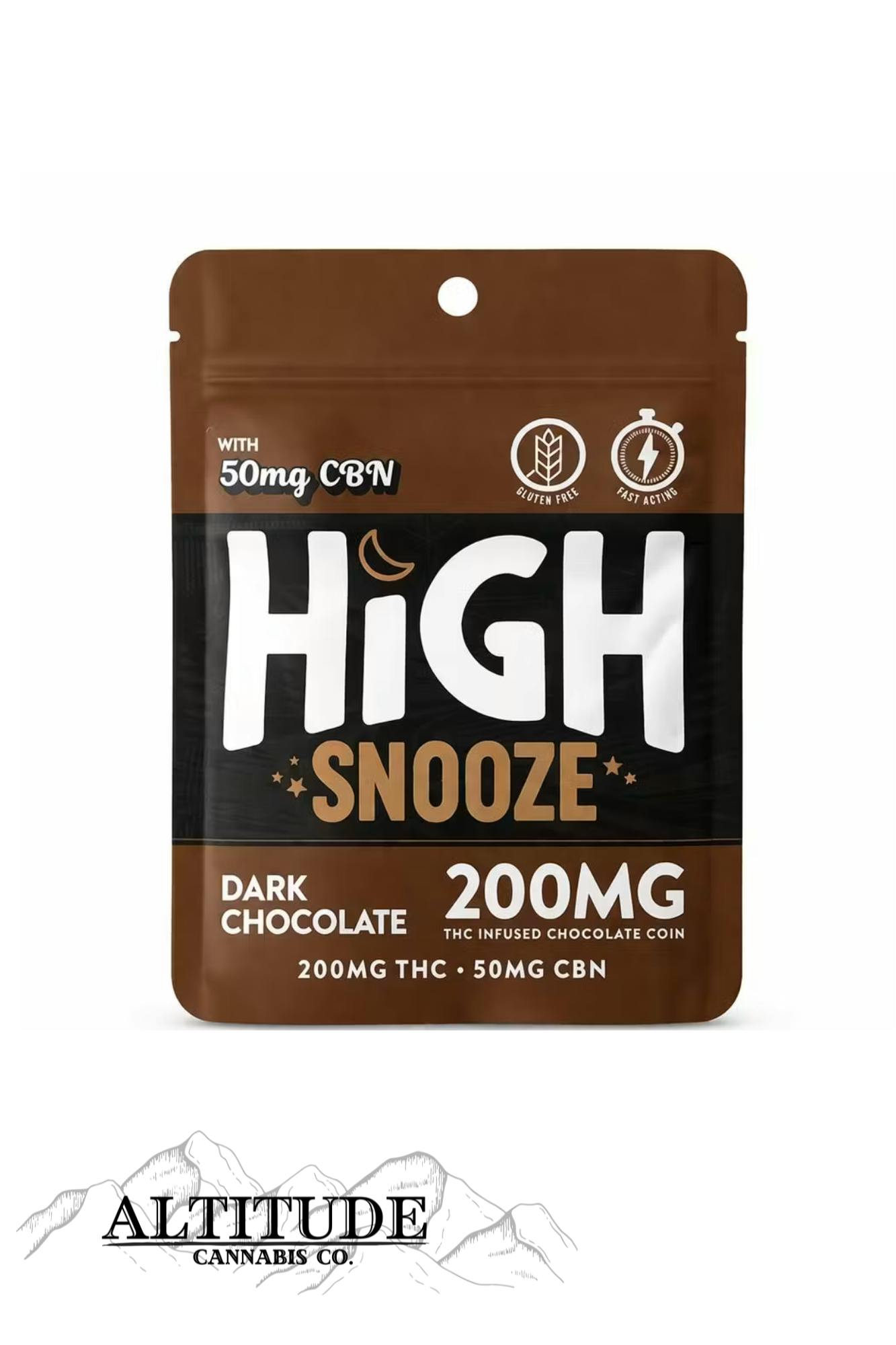 High Snooze - Dark Chocolate - 1x200mg THC 50mg CBN