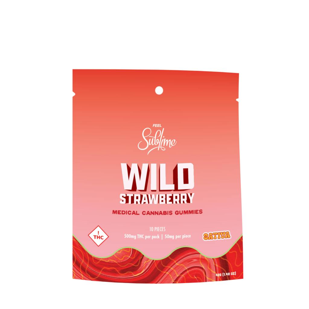 Sublime - SL Wild Strawberry 500mg Gummies | Gummies | 10pk | 50mg/ea by Sublime