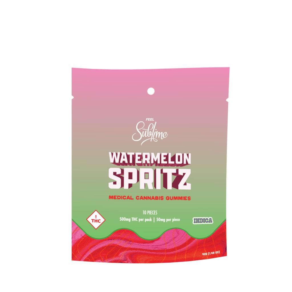 Sublime - SL Watermelon Spritz 100mg Gummies - Mixed - 42g | Gummies | 10pk by Sublime