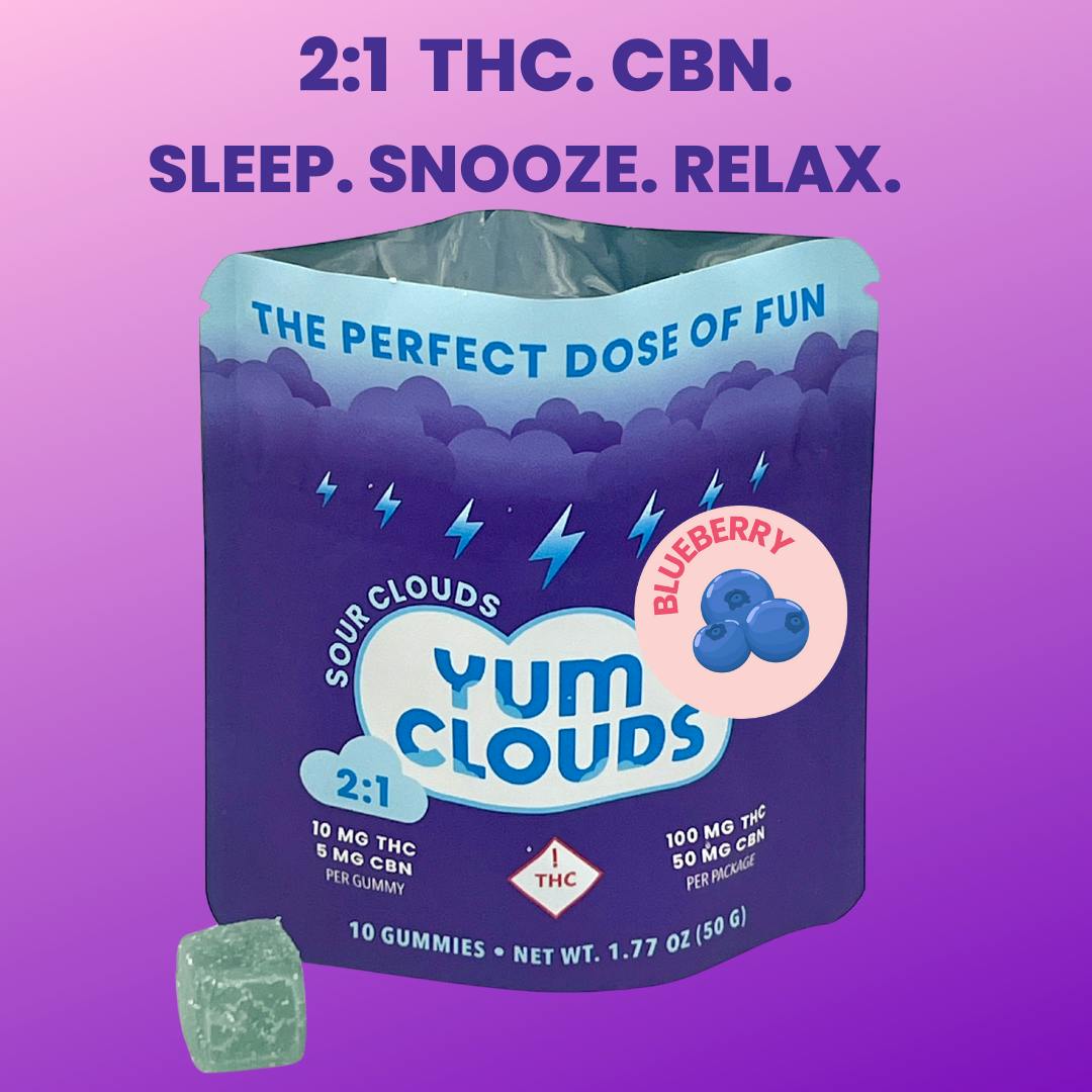 2:1 SLEEP Blueberry 100mg THC / 50 CBN at Ridankulous Alamogordo - Cannabis Dispensary
