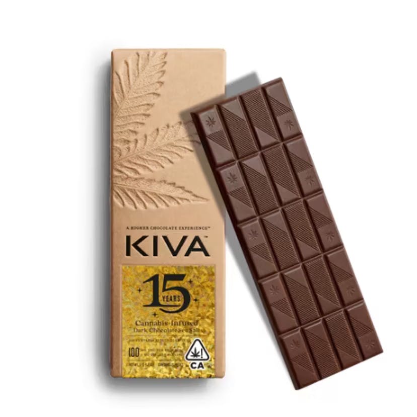Anniversary Edition | Dark Chocolate Sea Salt Bar | Edible | 100mg/ea