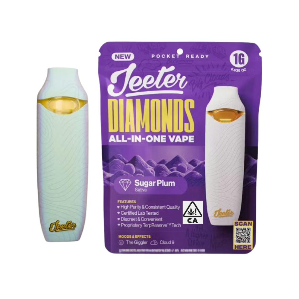 Jeeter | Sugar Plum | Diamonds Disposable | 1g