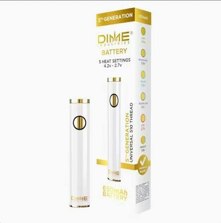 Dime Industries White Battery 5th Generation