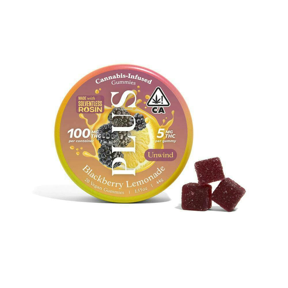 Plus - Classic - Blackberry Lemonade - Gummy - 2ct - 100mg