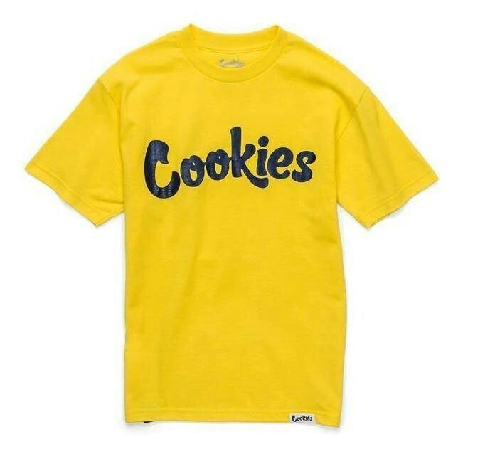 Cookies - Tee - Original Mint Logo - Navy/Yellow - SM