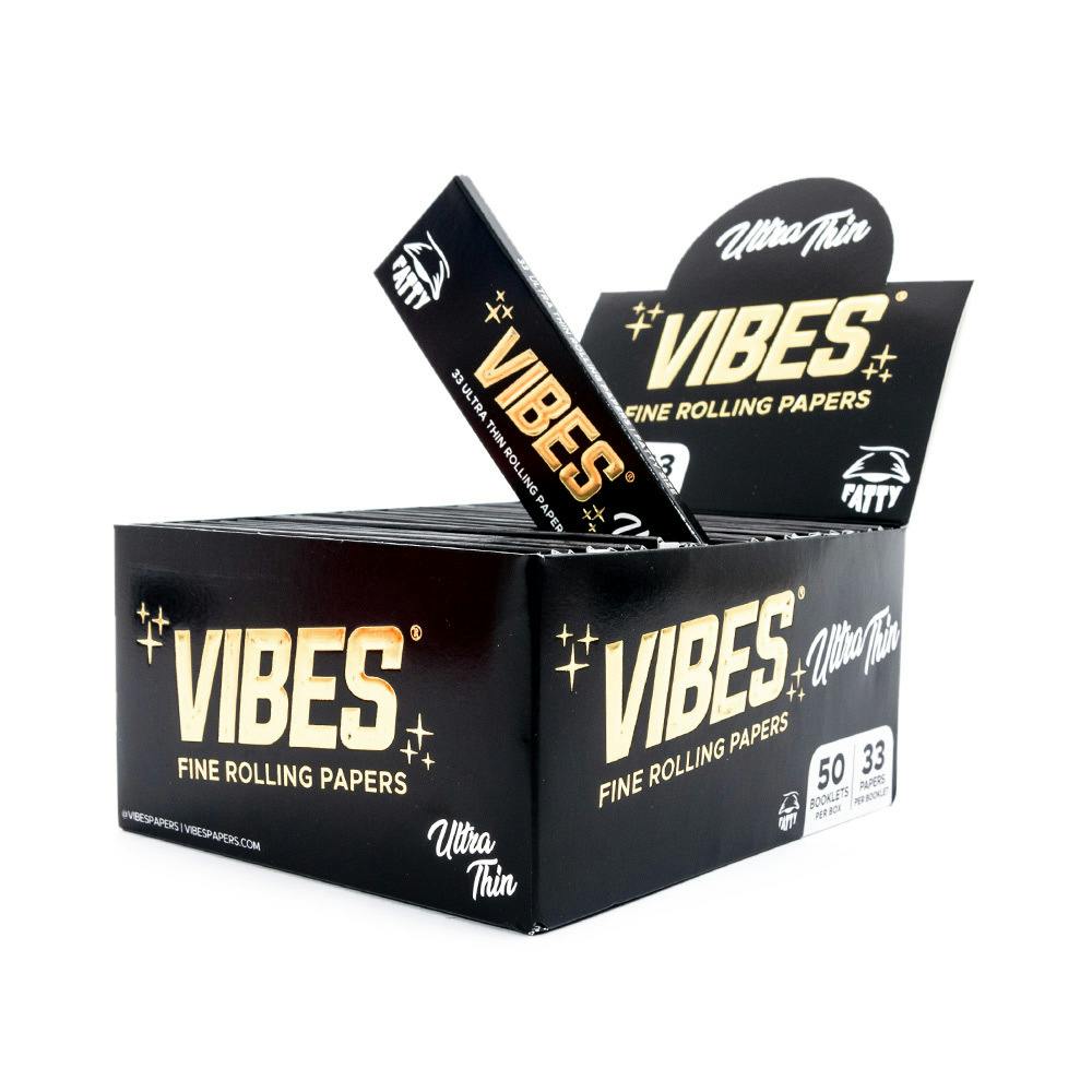 Vibes - Rolling Papers - Ultra Thin - Black - Fatty