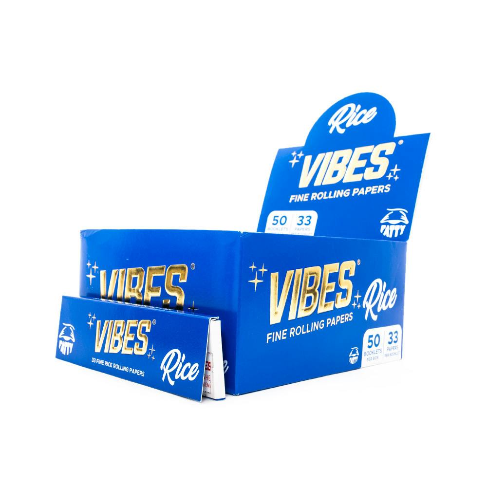 Vibes - Rolling Papers - Rice - Blue - Fatty