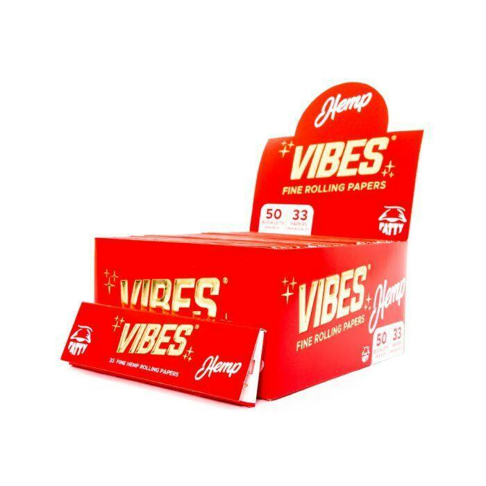 Vibes - Rolling Papers - Hemp - Red - Fatty