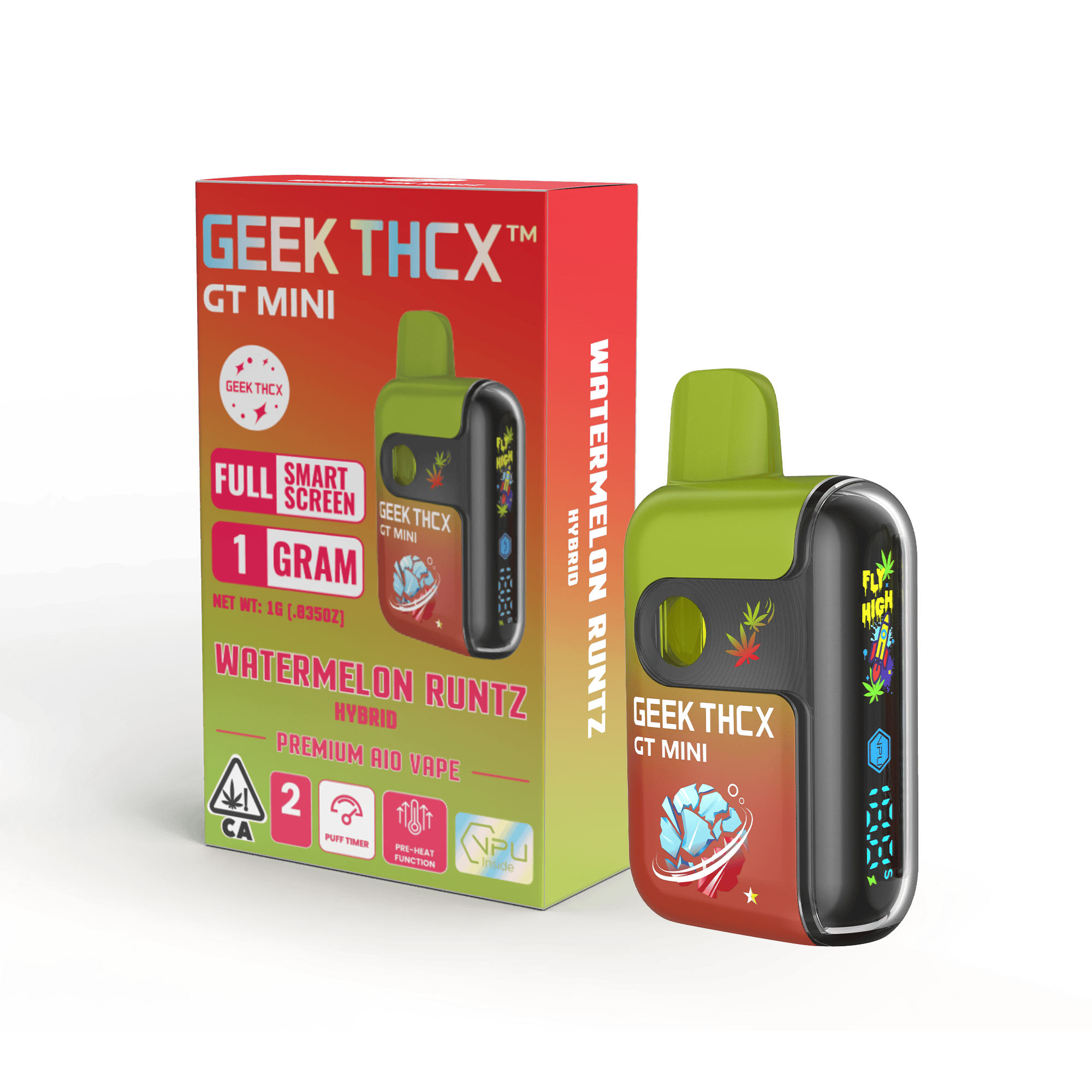 GEEK THCX | Watermelon Runtz | Disposable | 1g by Geek Thcx
