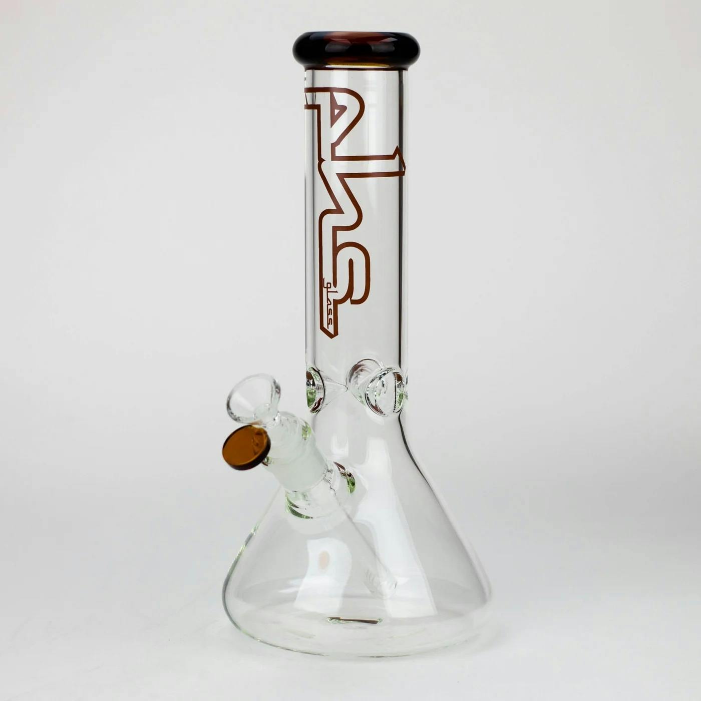 PHS | 12" Glass Beaker Bong Amber
