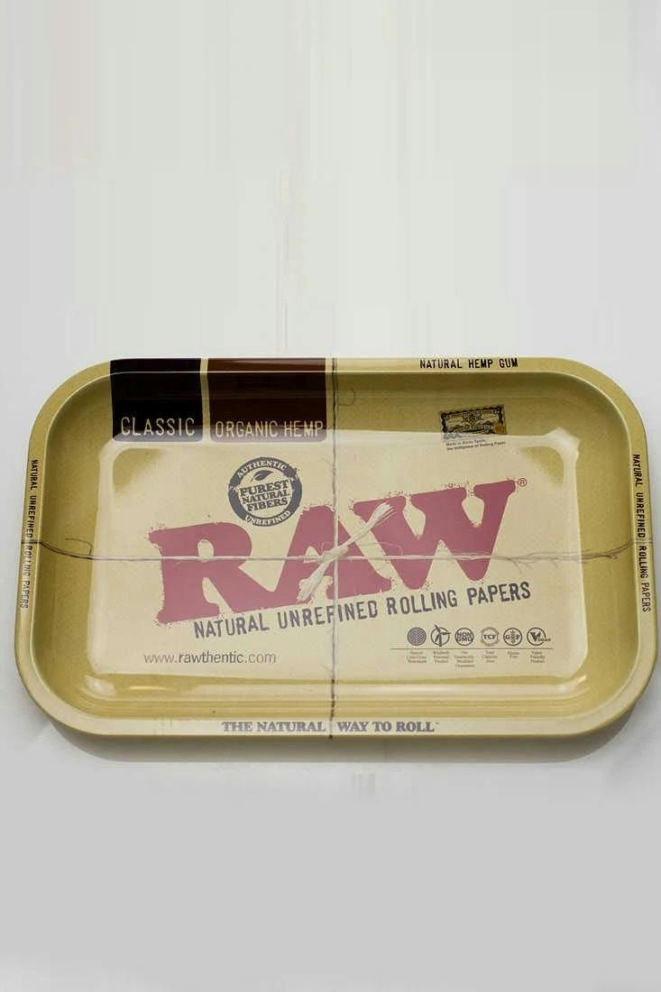 Raw Small Rolling Tray Brown