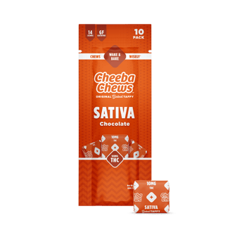 Cheeba Chews | Chocolate Sativa Taffy | 100mg
