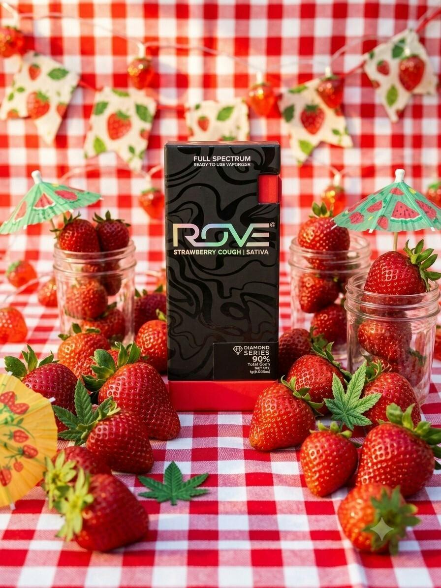 Rove | Strawberry Cough Kit | 1g at House of Buds