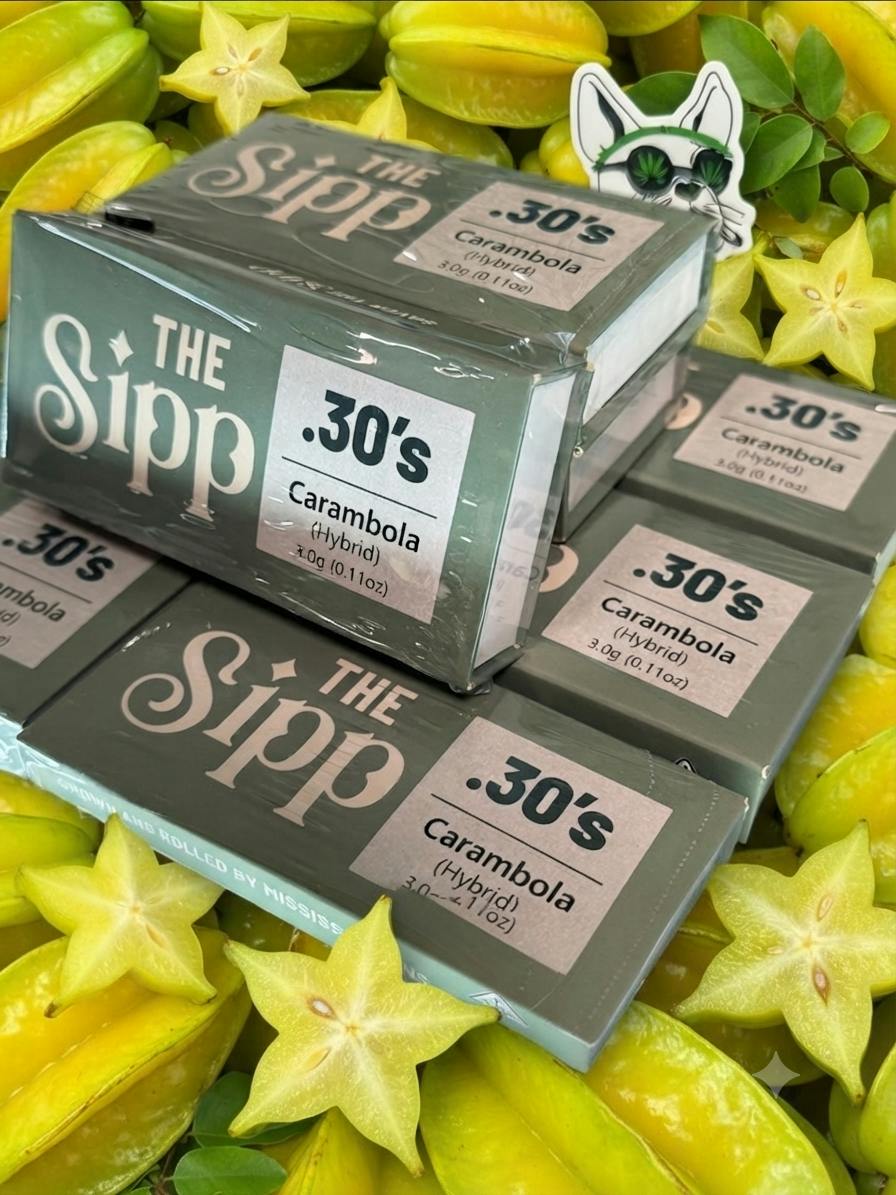 The Sipp | Carambola Pre-Rolls | 10pk .3g at House of Buds