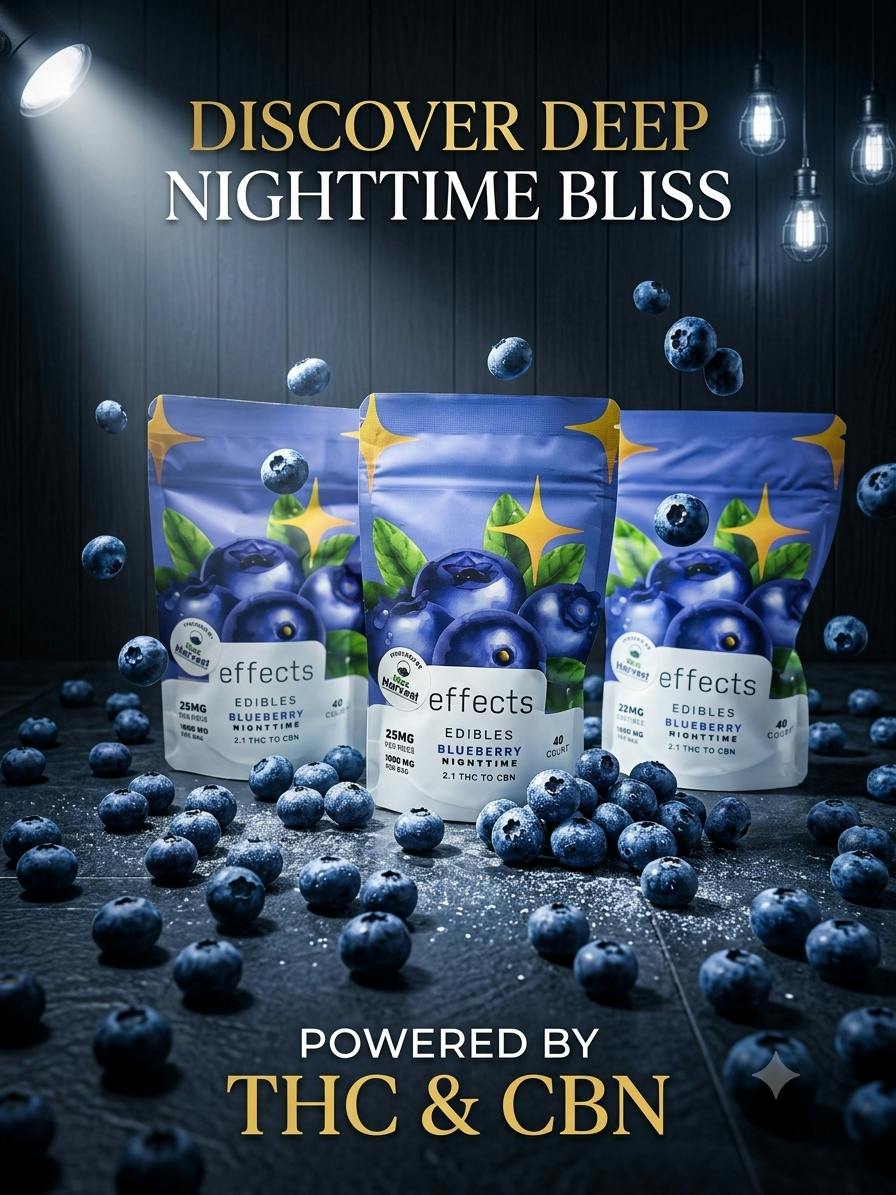 Noble Labs | Blueberry Nighttime Gummies | 1000mg