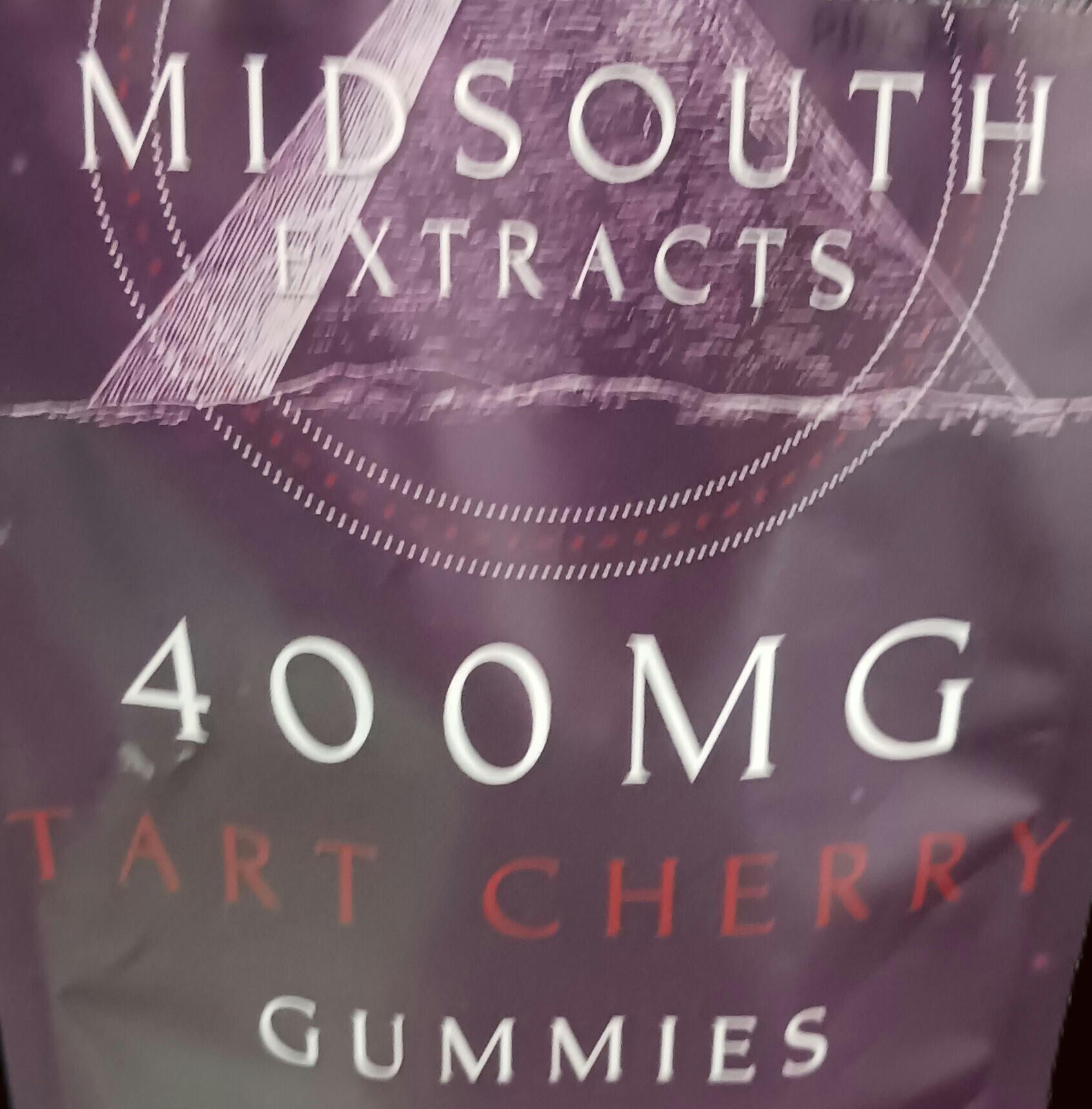 MidSouth | Tart Cherry Gummies | 400mg | 40mg ea
