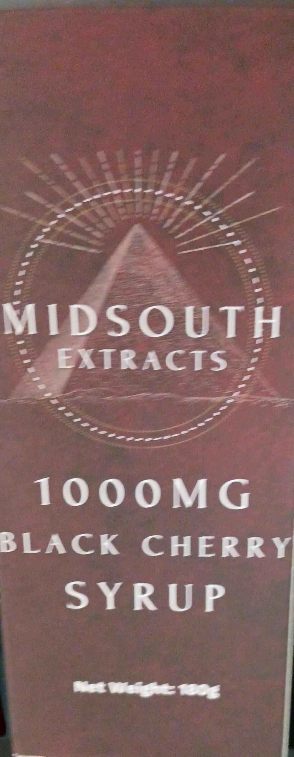 Black Cherry | Infused Syrup | 1000mg